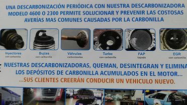 Automóviles Antonio Martín servicios de descarbonizacion